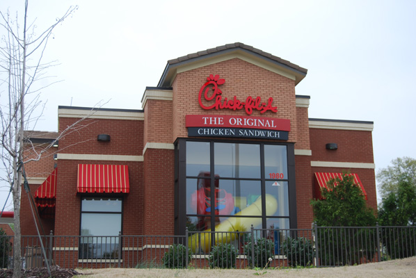 Chick-Fil-A, Union Ave. Memphis TN Construction Project - Dimension